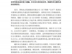 國電電力董事長辭職